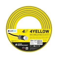   CELLFAST Locsolótömlő 4 rétegű YELLOW 1/2" 30 m Öntöző