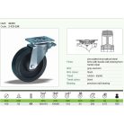 Kerék önbeálló öntvény elasztikus 160 fékes 42434