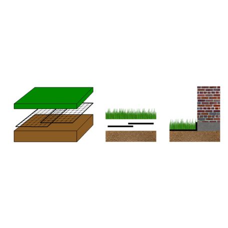 Vakondháló 1x100m fekete Recingreen 2008954