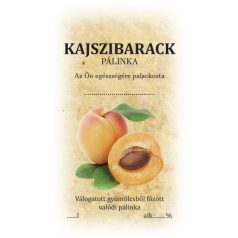 Matrica pálinka kajszibarack 50db/csom