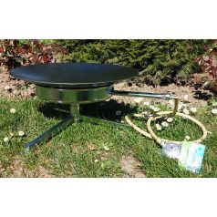 Sütőtárcsa állványos, gázégővel