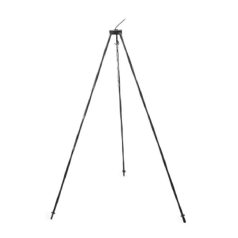 Bogrács állvány tömör fekete 1.2m