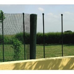   Kertirács Cuadranet műanyag 1x25m fekete (20x20mm) 300g/m2 2017334