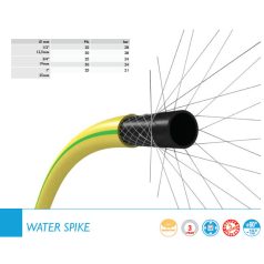Spike szövetbetétes locsolótömlő 1/2" 25fm sárga