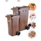 Komposzt BIO kuka 240 L BARNA kerekes