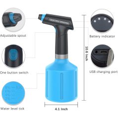 Akkus vízpermetező 900ml RÓZSASZÍN
