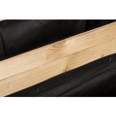   Fenyő magaságyás geotextíliával Natur Scala 3 szintes natúr 113x40x88cm