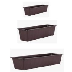 Balkonláda barna 40 cm-es