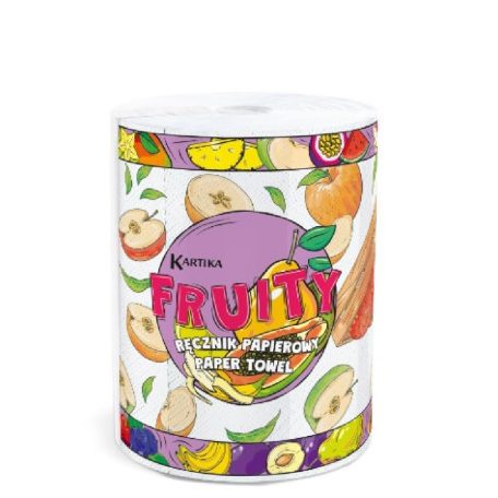 Kartika FRUITY papírtörlő 1 t. 3 r. 100 % cellulóz 200 lap mintás 6/#