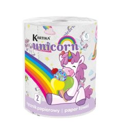  Kartika UNICORN papírtörlő 1 t. 3 r. 100 % cellulóz 200 lap mintás 6/#
