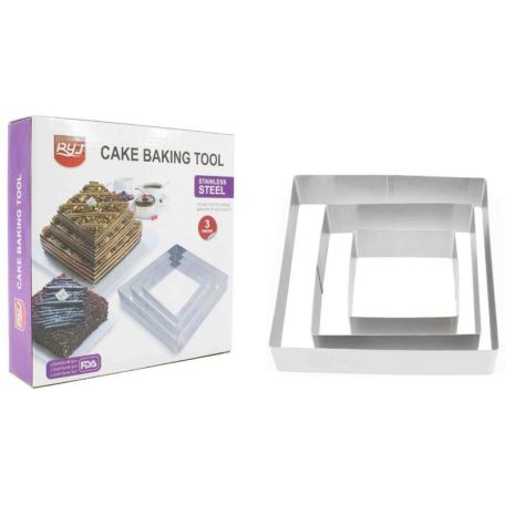 Tortaforma 3Db.Kocka /Eng-415