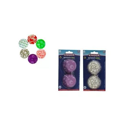 Eng306 Muffinpapír Közepes Színes60