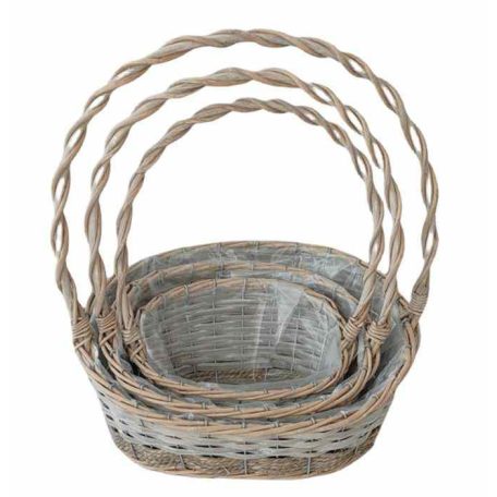 54-207 Fonott Füles Kosár Ovál  "M"