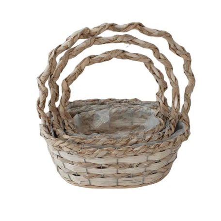 54-202 Fonott Füles Kosár Ovál "M"