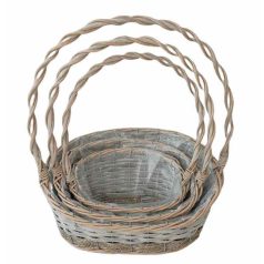 54-207 Fonott Füles Kosár Ovál "L"