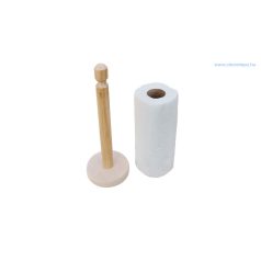 Fa Papírtörlőtartó Álló +Parír 30Cm