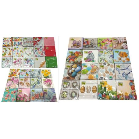 Szalvéta 3R.20Db Általános,Húsvéti SZALVÉTA