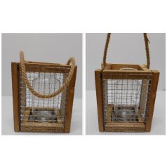 Sq21032-2 Szögletes Lampion 19Cm SQ21032-