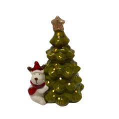 Fenyőfa Rénszarv.14 Cm Led AT238078