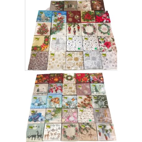 Karácsonyi Szalvéta 3 Rétegű 20Db KARÁCSON