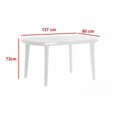 Elise Asztal 137X90 Cm Fehér 218054