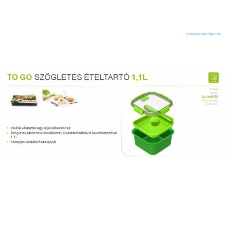 "Smart To Go" Szögl.Ételtartó