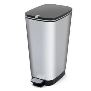 Curver Chic Bin Fémhatású Pedálos Szemetes 45 L