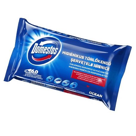 Domestos törlőkendő 60 db-os higiénikus
