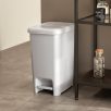 Dünya Pedálos szemetes 15 L Slim 01042
