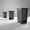 Dünya Pedálos szemetes 15 L Slim 01042