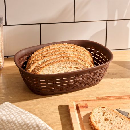 Rattan hatású kenyérkosár 2 L 05207