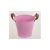 Bádog Kaspó Pink Bőrfül 140-B-22-05 