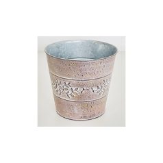 Bádogkaspó Kerek Pink 140-B-22-31 