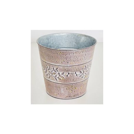 Bádogkaspó Kerek Pink 140-B-22-31 