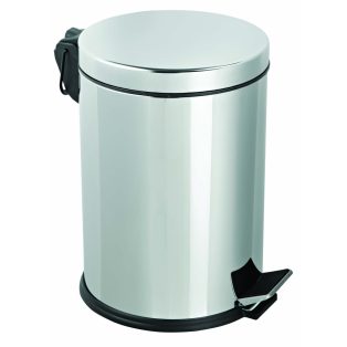 Fém Pedálos Szemetes 12 Lt Inox 405 