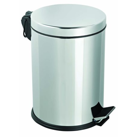Fém Pedálos Szemetes 12 Lt Inox 405 