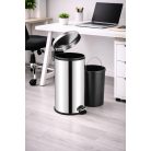 Fém pedálos szemetes műanyag kukabelsővel – 40 L