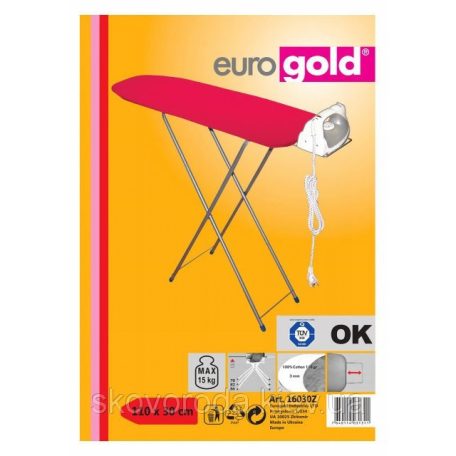 Eurogold vasalóállvány OK 118x36 (vasalódeszka) 16038Z