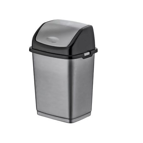 Billenőfedeles műanyag szemetes  50L  E-245