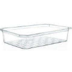 PolyTime Szögletes Tál 7,3L Átlátszó E-343 