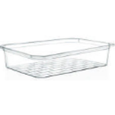 PolyTime Szögletes Tál 7,3L Átlátszó E-343 