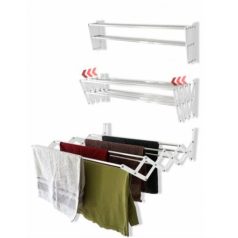 Falra szerelhető harmónika ruhaszárító 75 cm 1003-02M