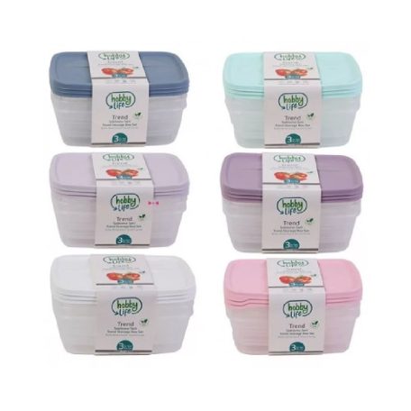 Hobby Life Ételtartó Szett 3X2 Lt 02 1017