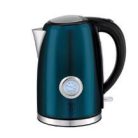 Berlinger Haus Metallic Aquamarine Line rozsdamentes acél elektromos vízforraló termosztáttal, 1,7 liter, 2200 W, sötétkék metál BH-9071