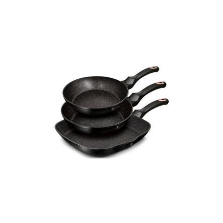 Berlinger Haus Black Rose Collection 3 részes serpenyő szett  BH-6156 