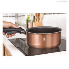   Berlinger Haus Metallic Rosegold Line 12 részes edénykészlet levehető nyéllel,márvány bevonattal BH-1591