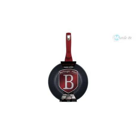 Berlinger Haus Metallic Burgundy Line wok márvány bevonattal, metál külső bevonattal 30 cm BH-6166