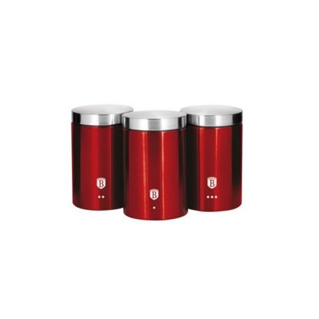 Berlinger Haus Metallic Burgundy Line 3 db-os konyhai tárolódoboz készlet BH-1343 