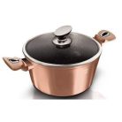 Berlinger Haus Metallic Rosegold Line magas lábas, fedővel 30 cm BH-6194