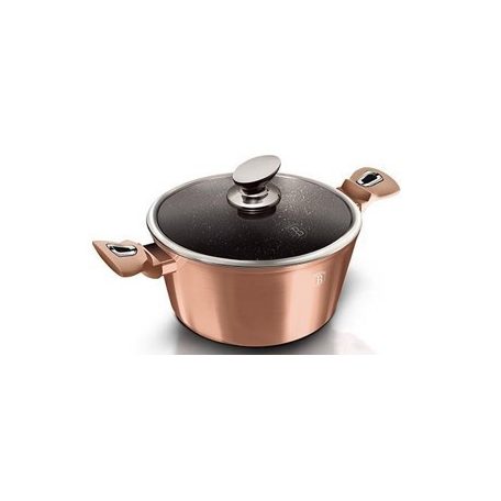 Berlinger Haus Metallic Rosegold Line magas lábas, fedővel 30 cm BH-6194